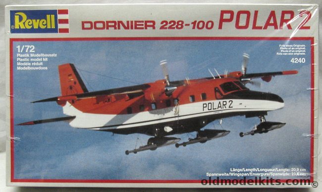 Revell 1/72 Dornier Do-228-100 Polar 2 with Skis, 4240 plastic model kit